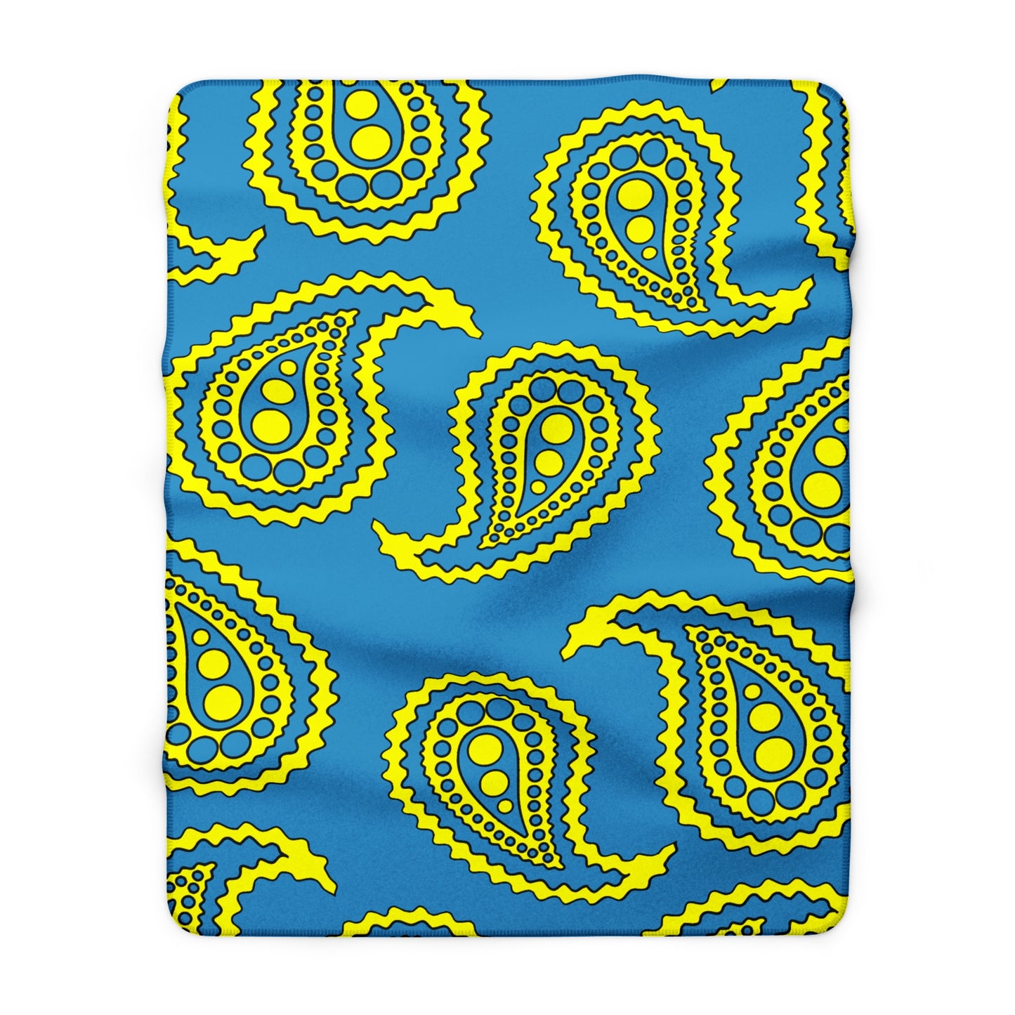 Aruba Retro Paisley Blanket Throw
