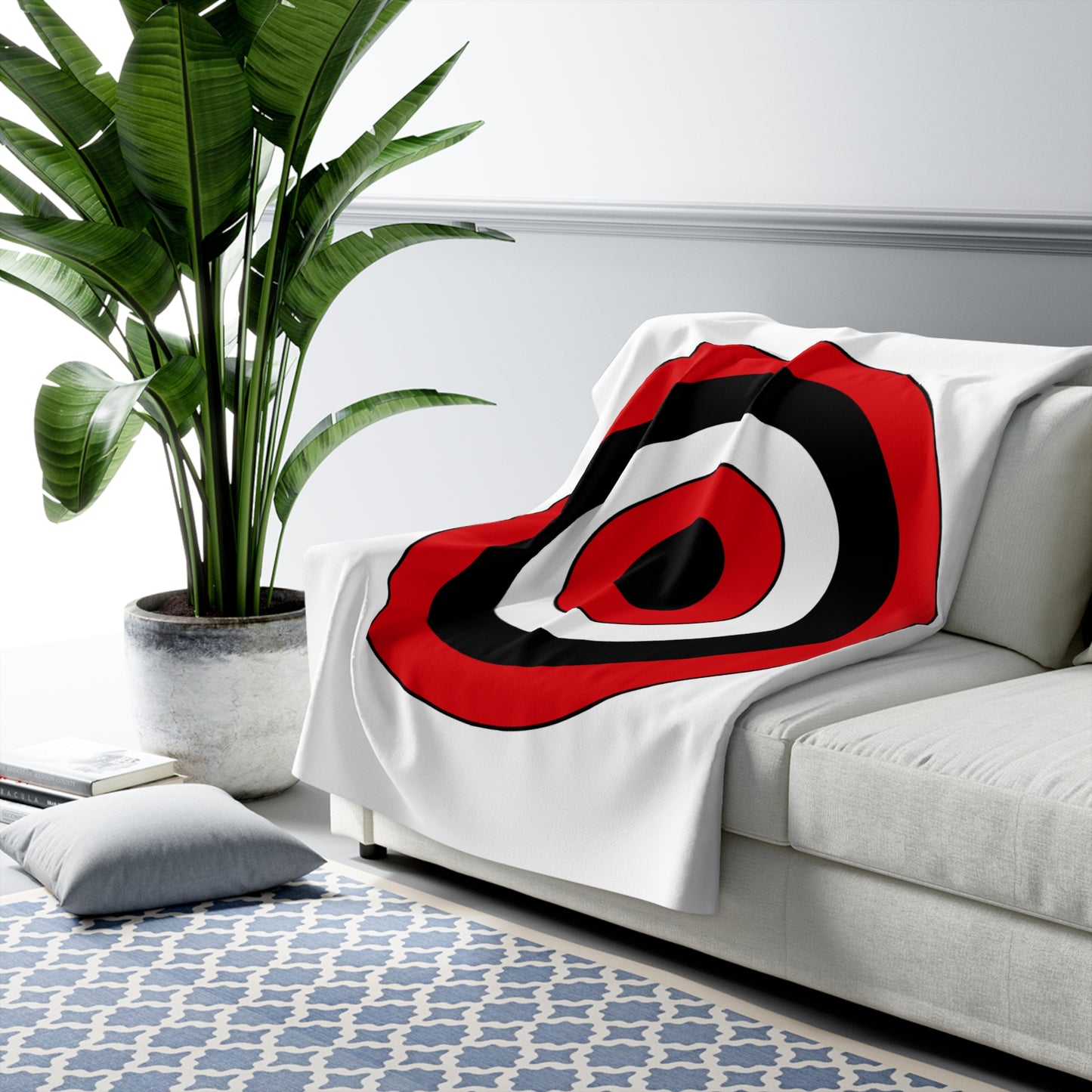 Gibraltar Retro Target Blanket Throw