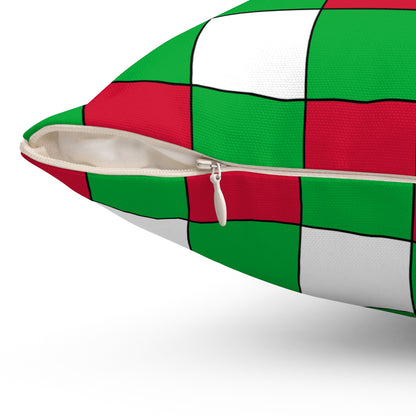 Wales Retro Check Cushion Pillow