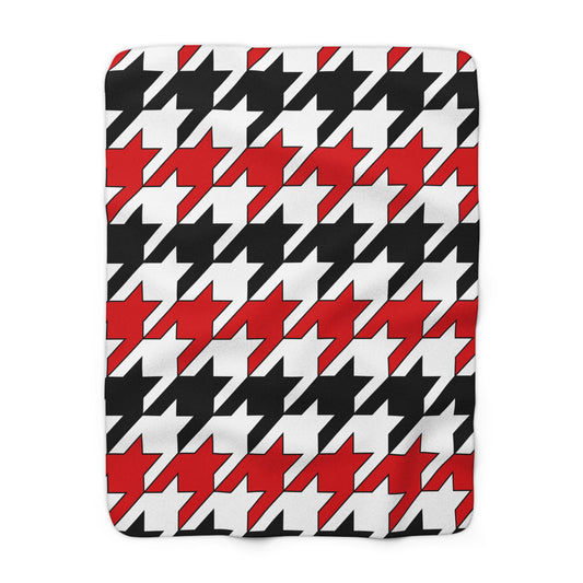 Gibraltar Retro Houndstooth Blanket Throw