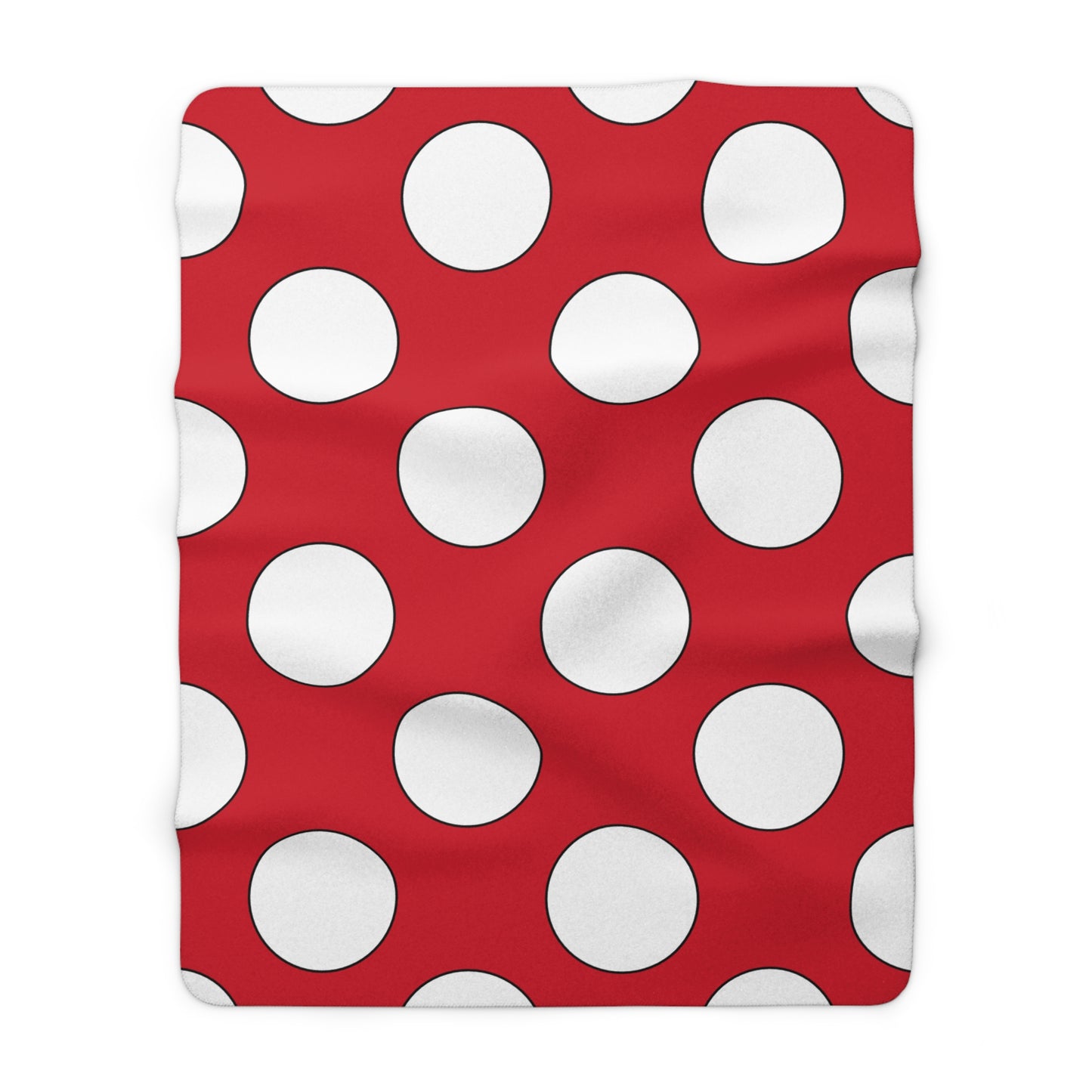 Bahrain Retro Polka Dots Blanket Throw