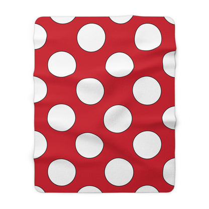 Bahrain Retro Polka Dots Blanket Throw