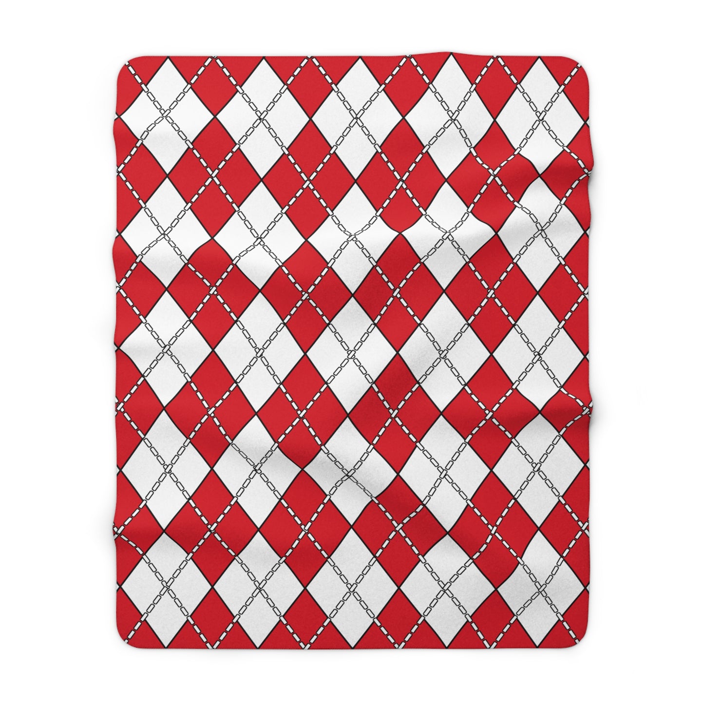 Peru Retro Argyle Blanket Throw