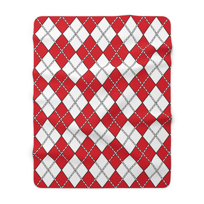 Peru Retro Argyle Blanket Throw