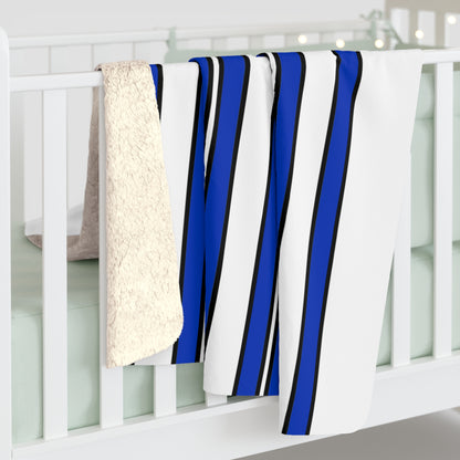 Israel Retro Stripes Blanket Throw