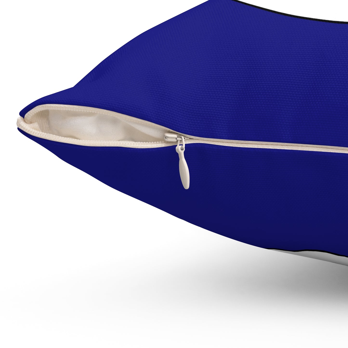 Navy Blue, White Retro Target Cushion Pillow