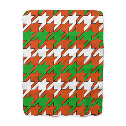 Niger Retro Houndstooth Blanket Throw