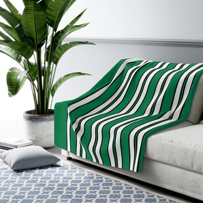 Nigeria Retro Stripes Blanket Throw