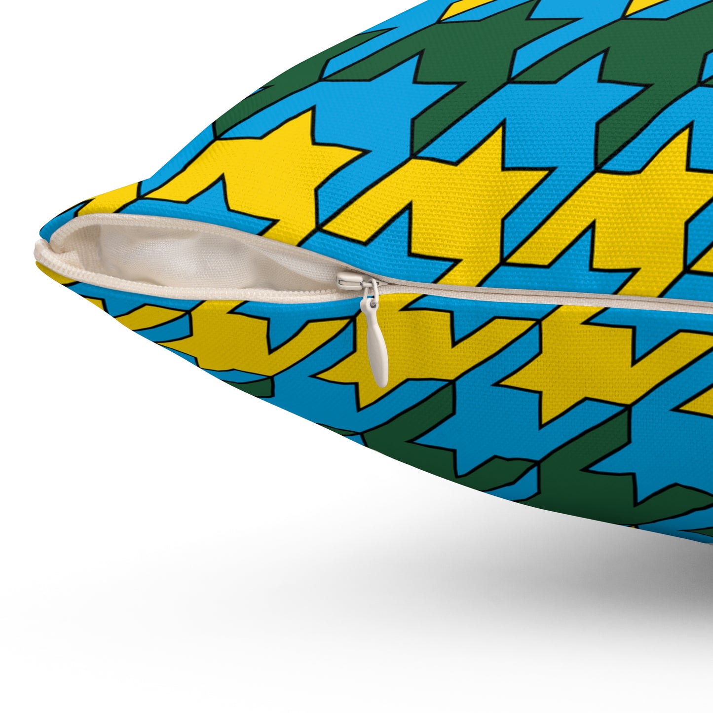 Rwanda Retro Houndstooth Cushion Pillow