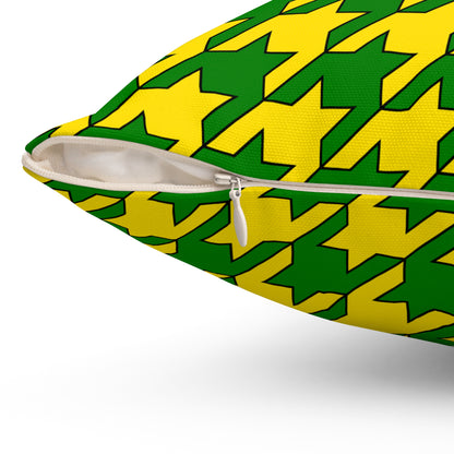Cocos Islands Retro Houndstooth Cushion Pillow