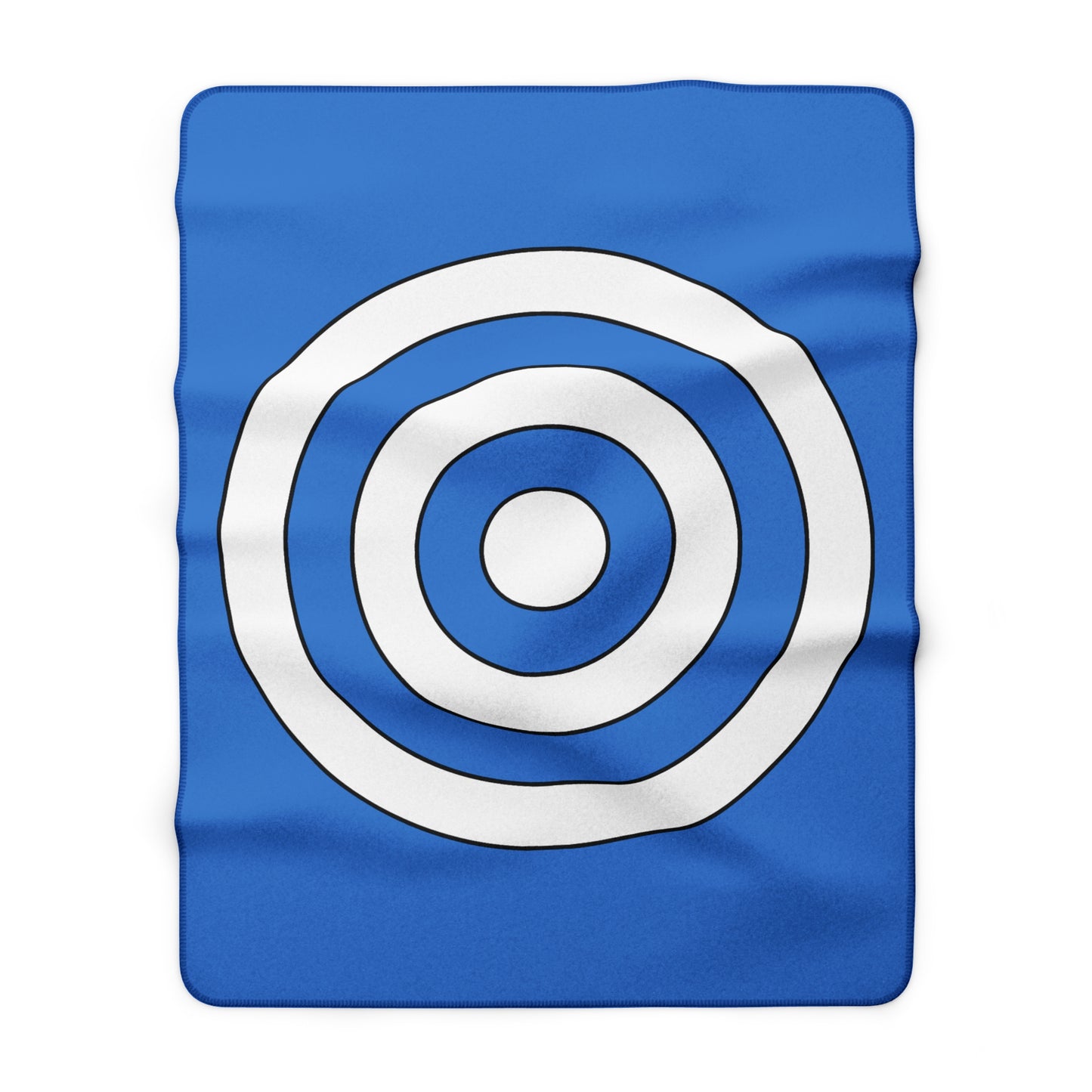 Antarctica Retro Target Blanket Throw