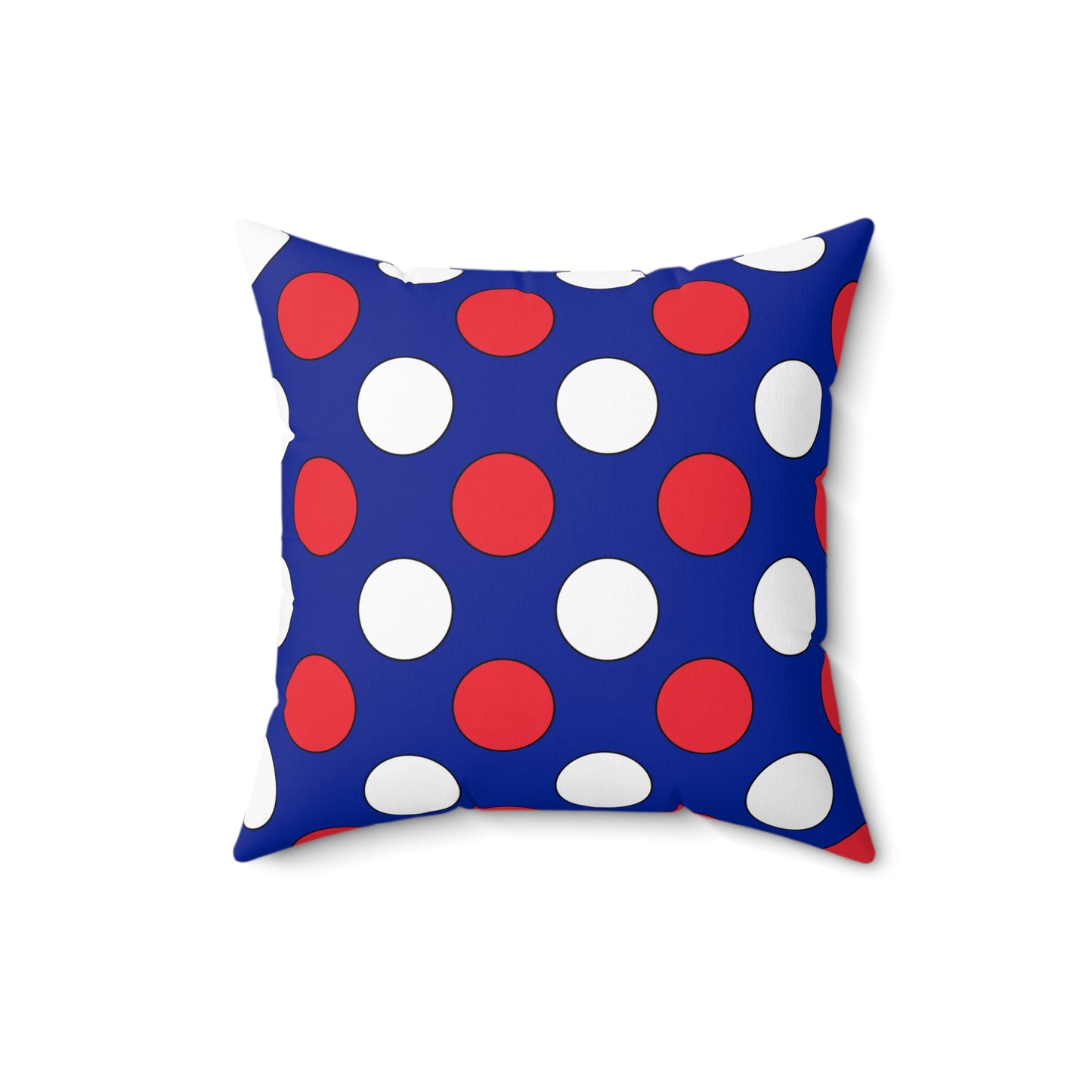 French Southern Territories Retro Polka Dots Cushion Pillow