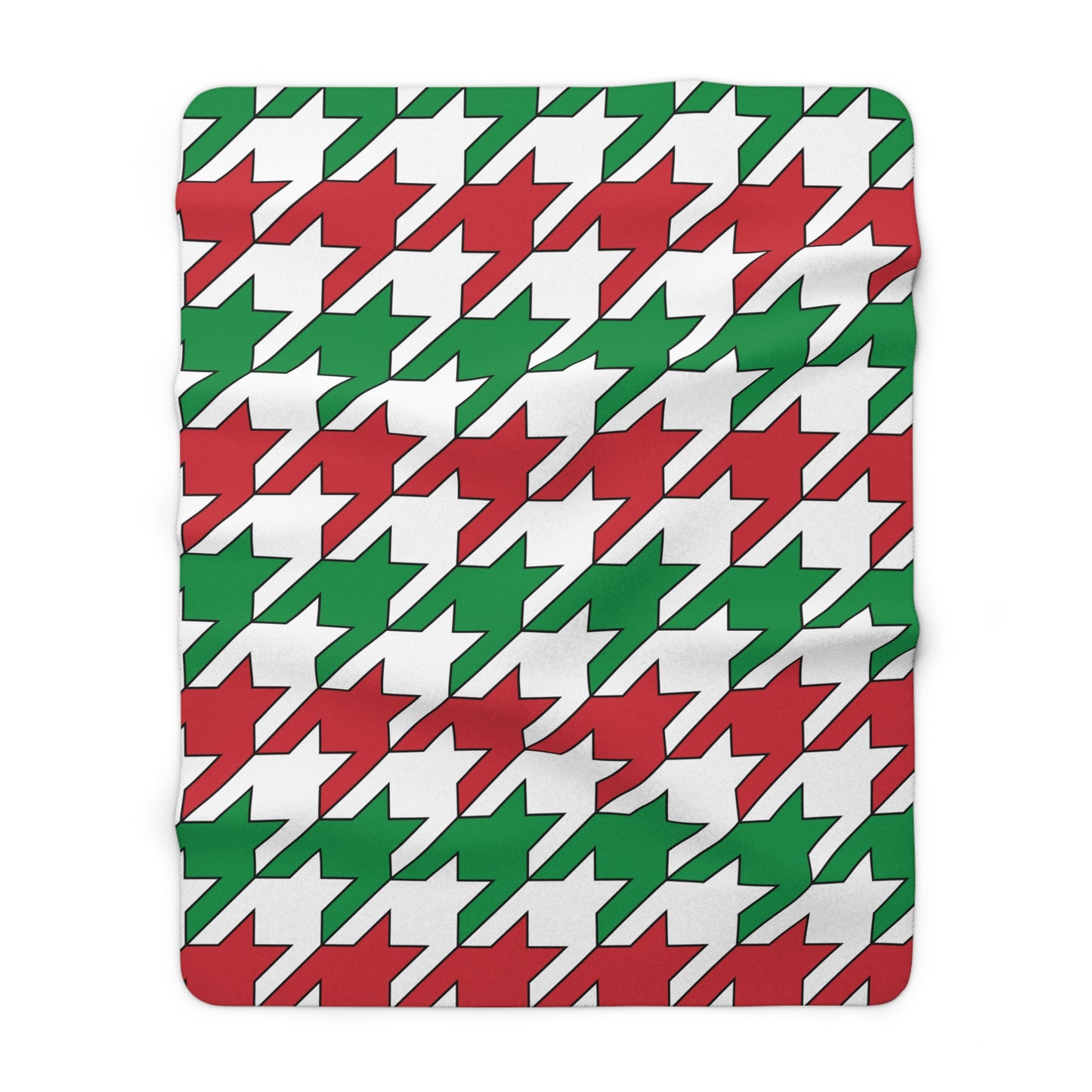 Italy Retro Houndstooth Blanket Throw