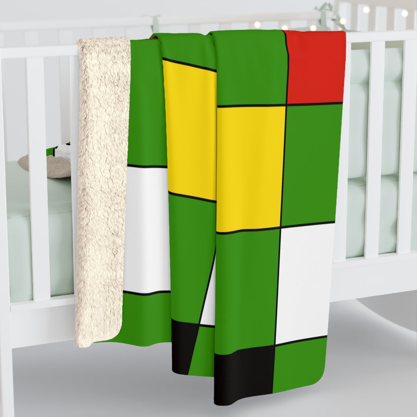 Guyana Retro Check Blanket Throw