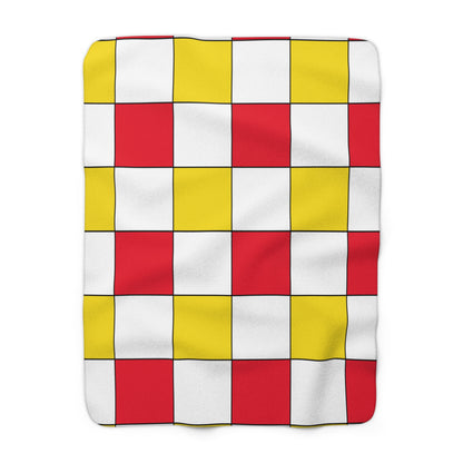 Guernsey Retro Check Blanket Throw