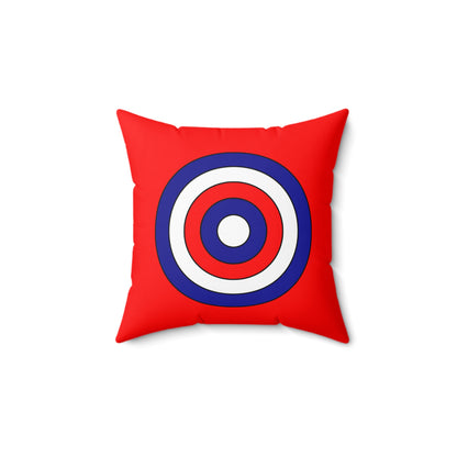 Croatia Retro Target Cushion Pillow