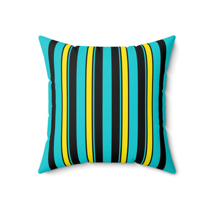 Bahamas Retro Stripes Cushion Pillow