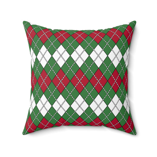 Suriname Retro Argyle Cushion Pillow