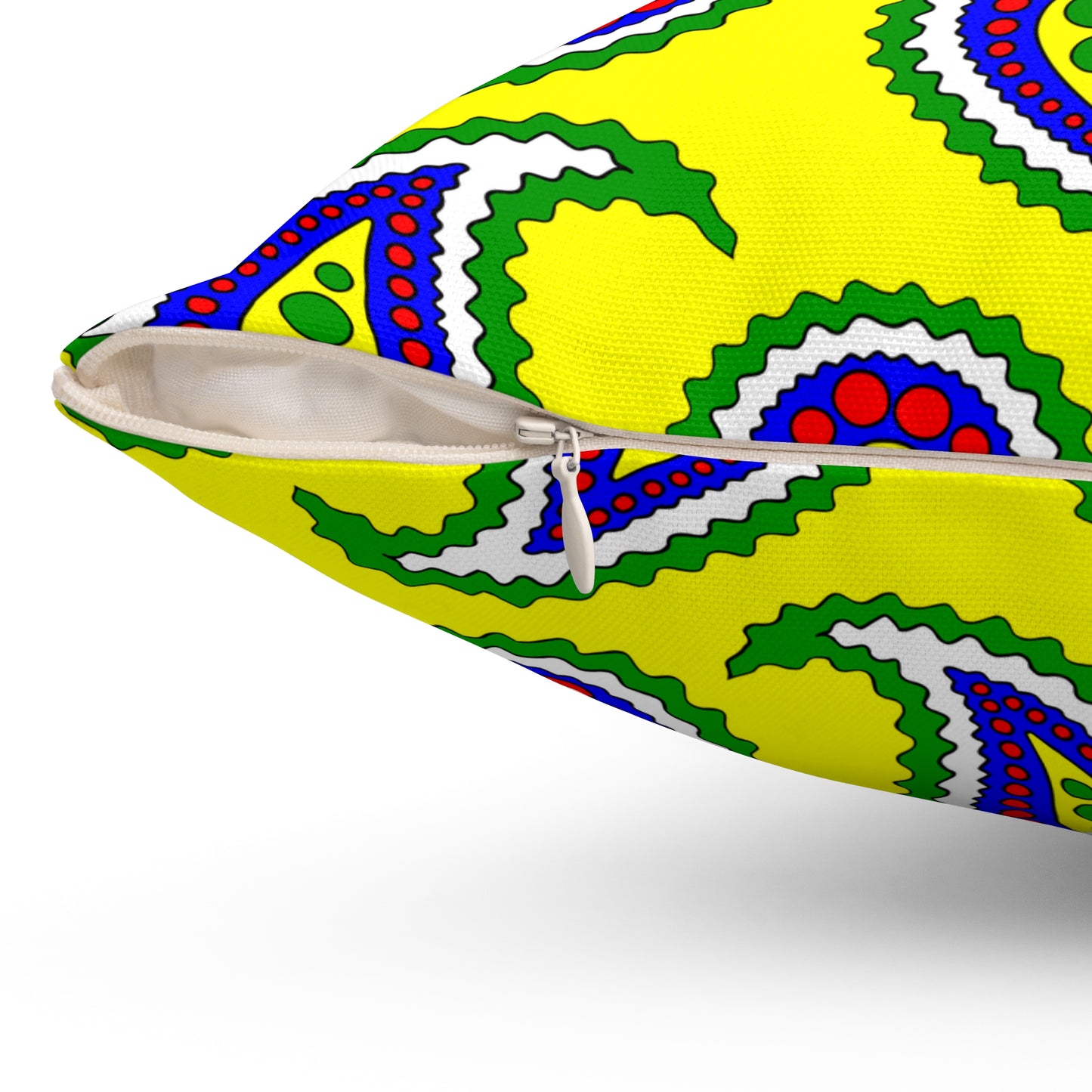 Central African Republic Retro Paisley Cushion Pillow