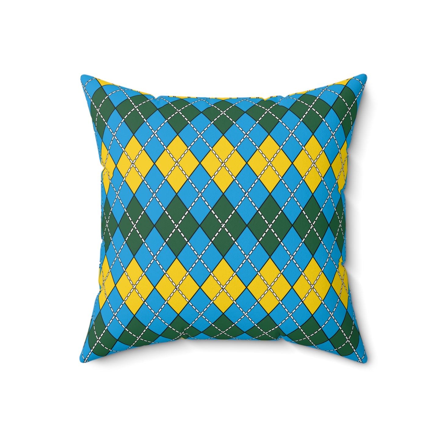 Rwanda Retro Argyle Cushion Pillow