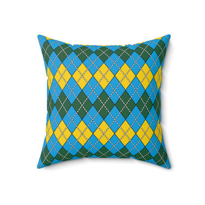 Rwanda Retro Argyle Cushion Pillow