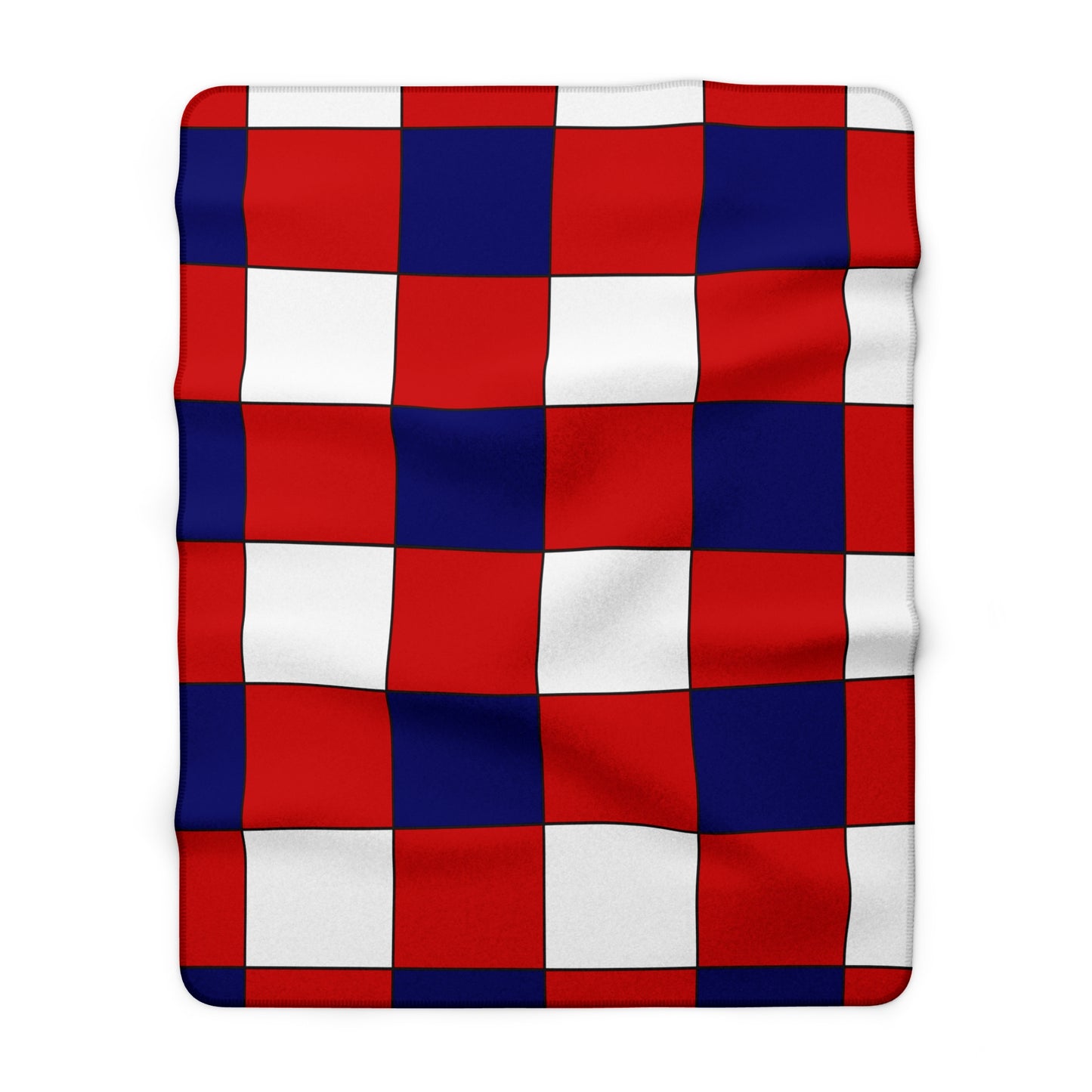 Liberia Retro Check Blanket Throw