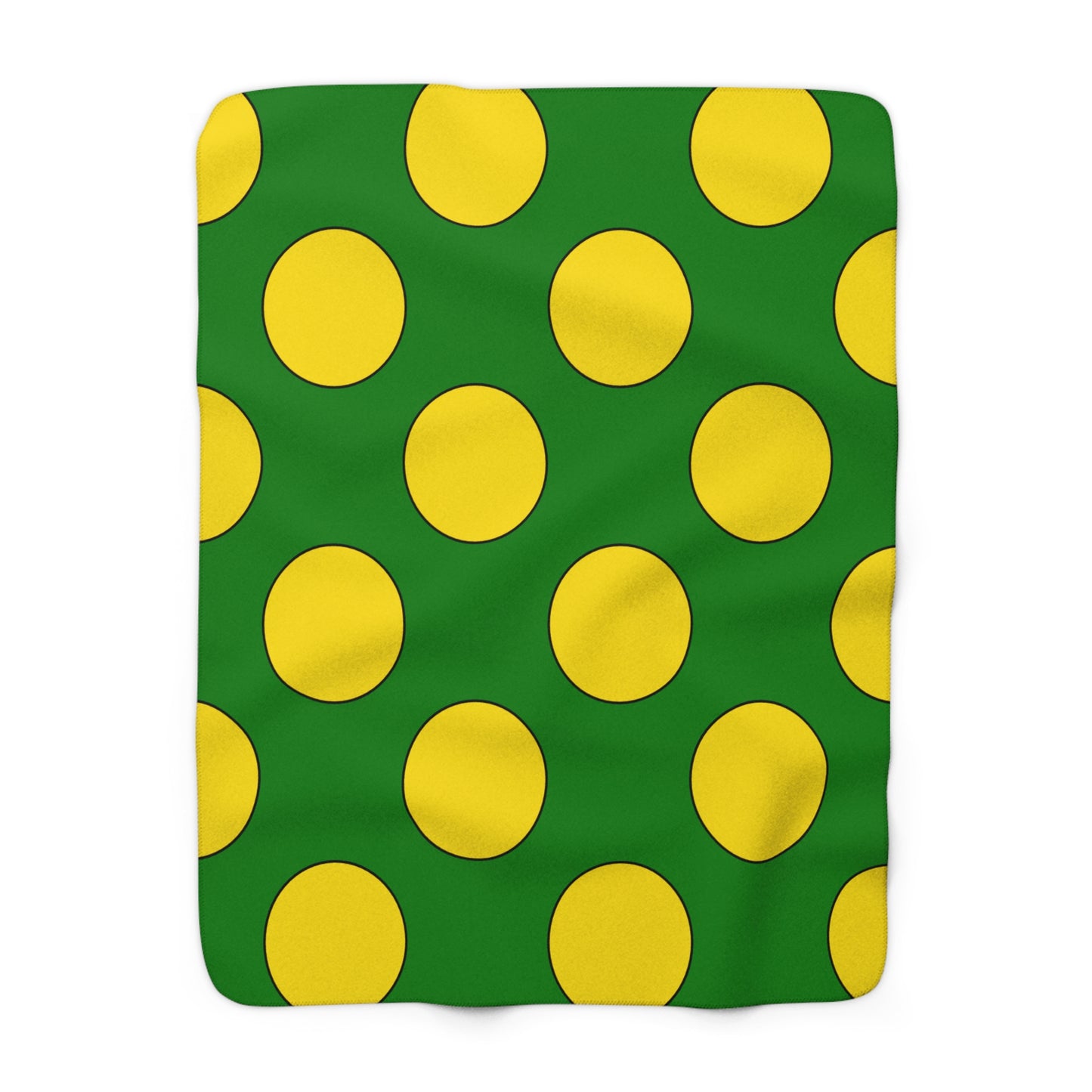 Cocos Islands Retro Polka Dots Blanket Throw