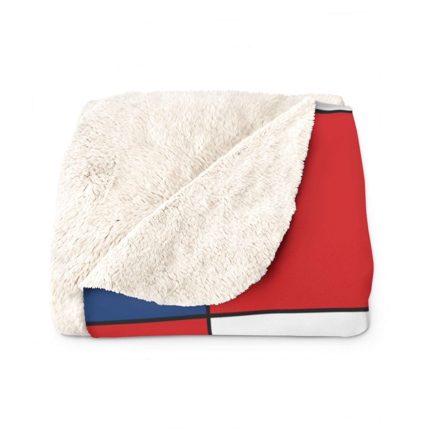 Czechia Retro Check Blanket Throw