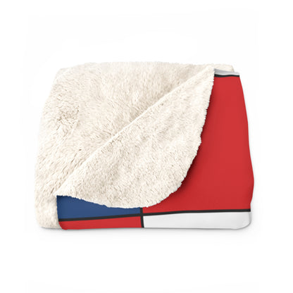 Czechia Retro Check Blanket Throw