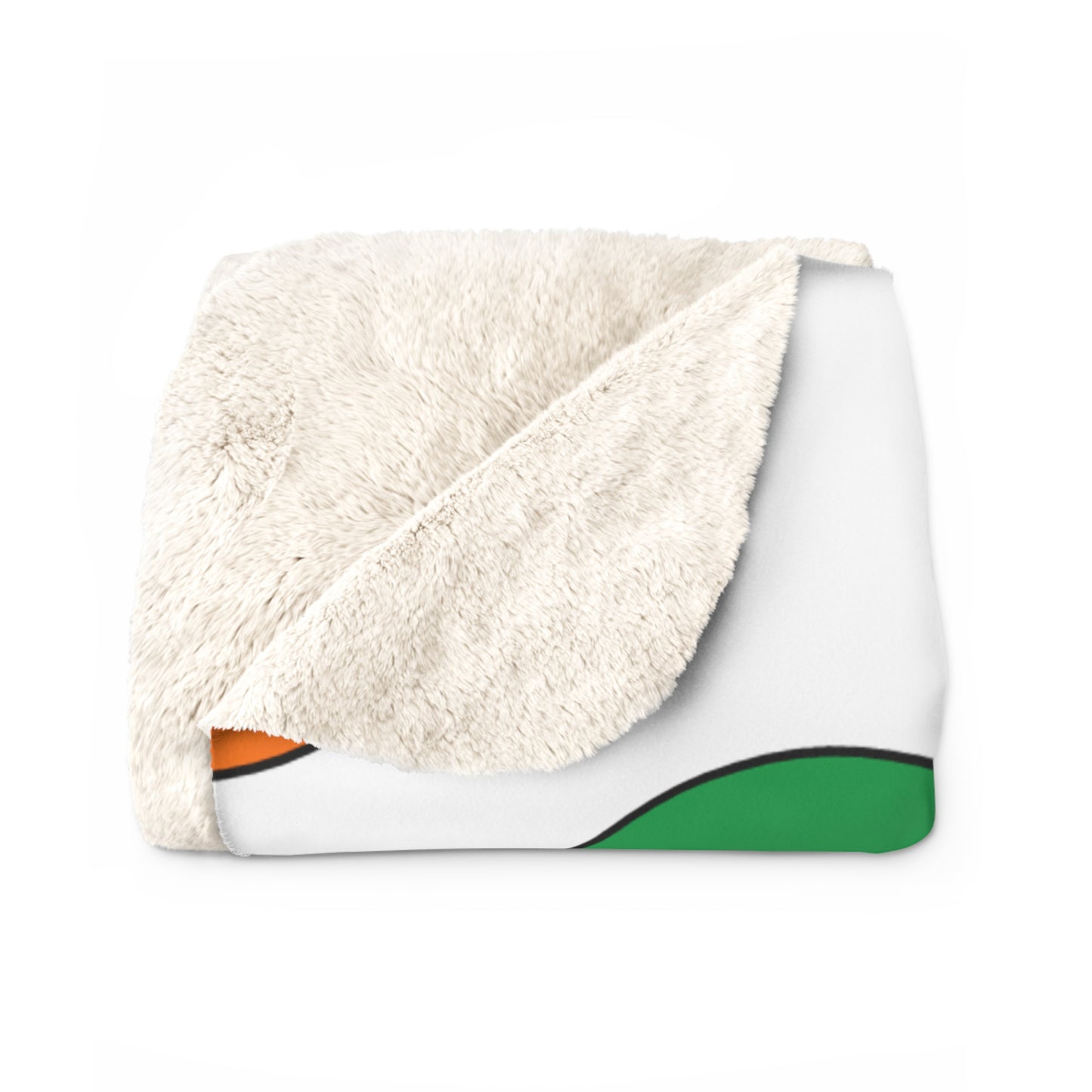 Ireland Retro Polka Dots Blanket Throw