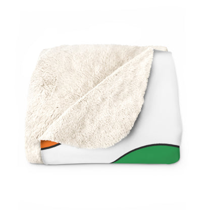 Ireland Retro Polka Dots Blanket Throw