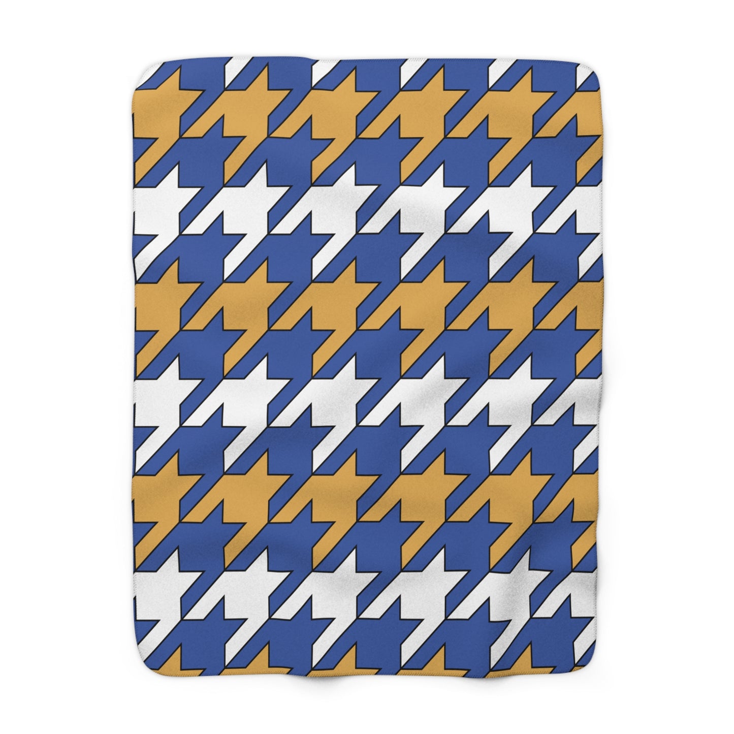 Marshall Islands Retro Houndstooth Blanket Throw