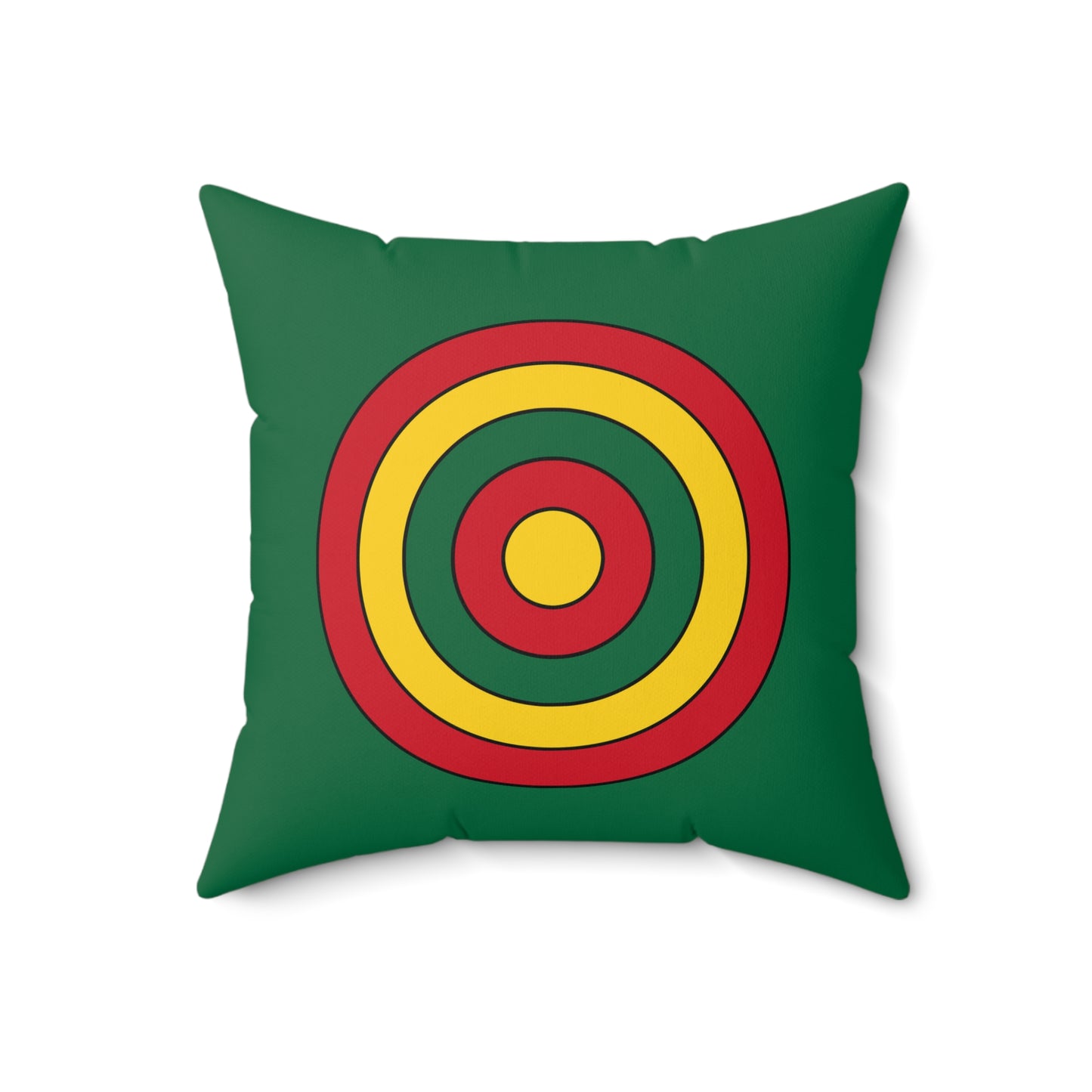 Ghana Retro Target Cushion Pillow