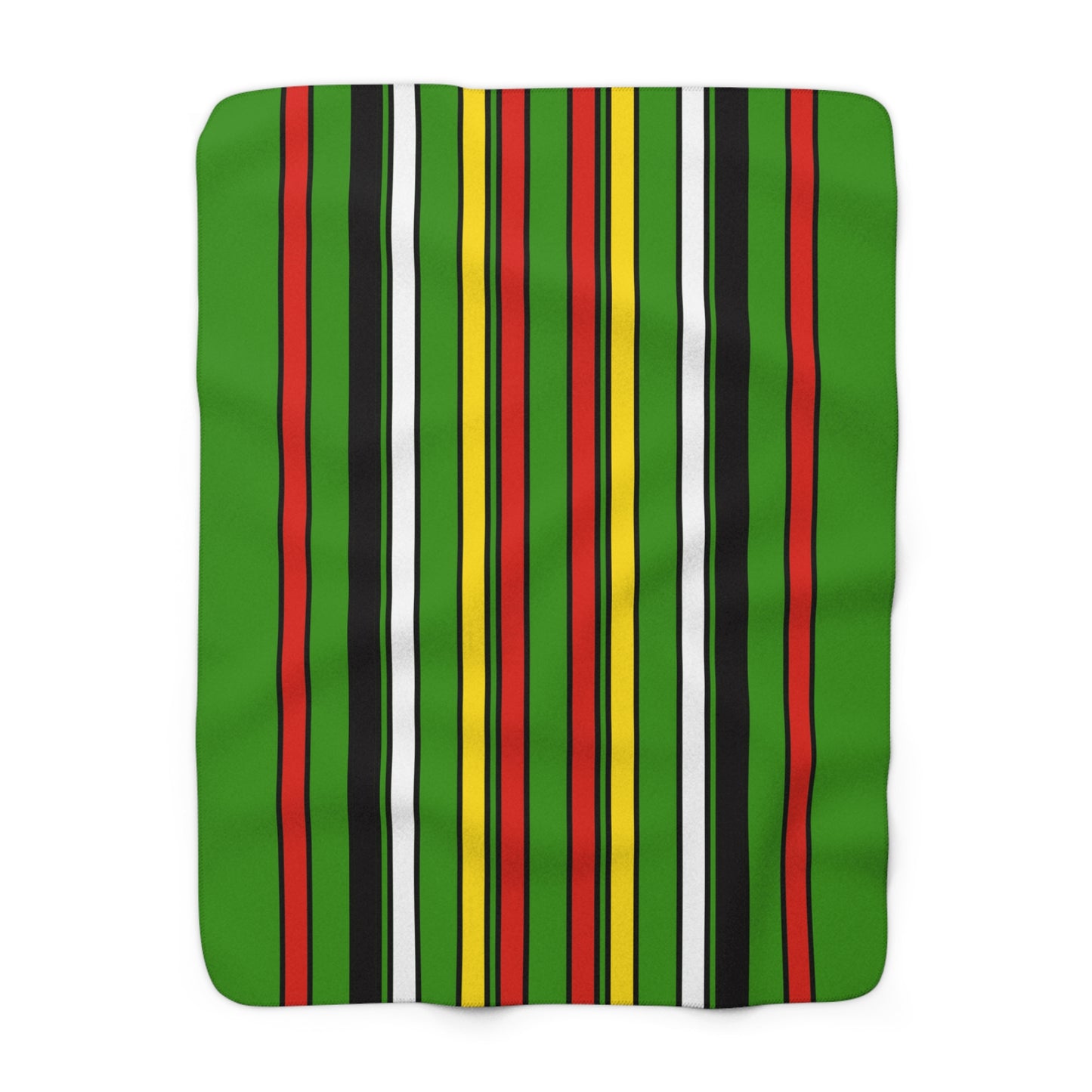 Guyana Retro Stripes Blanket Throw