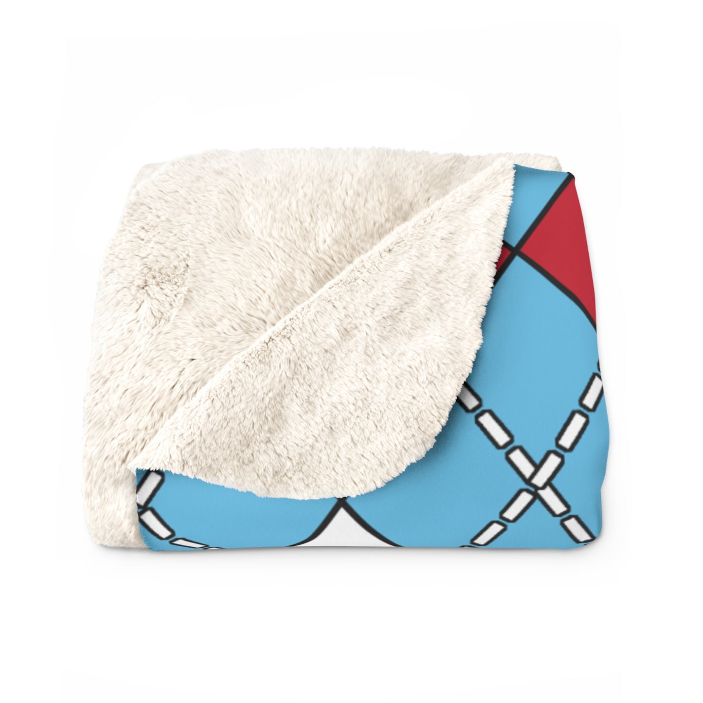 Fiji Retro Argyle Blanket Throw