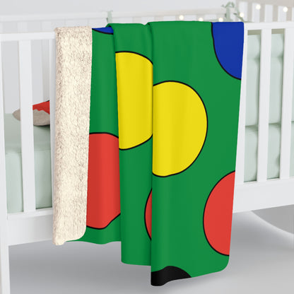 New Caledonia Retro Polka Dots Blanket Throw