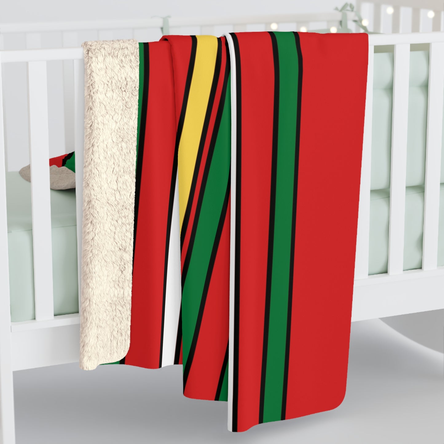 Seychelles Retro Stripes Blanket Throw