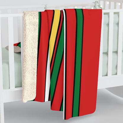 Seychelles Retro Stripes Blanket Throw