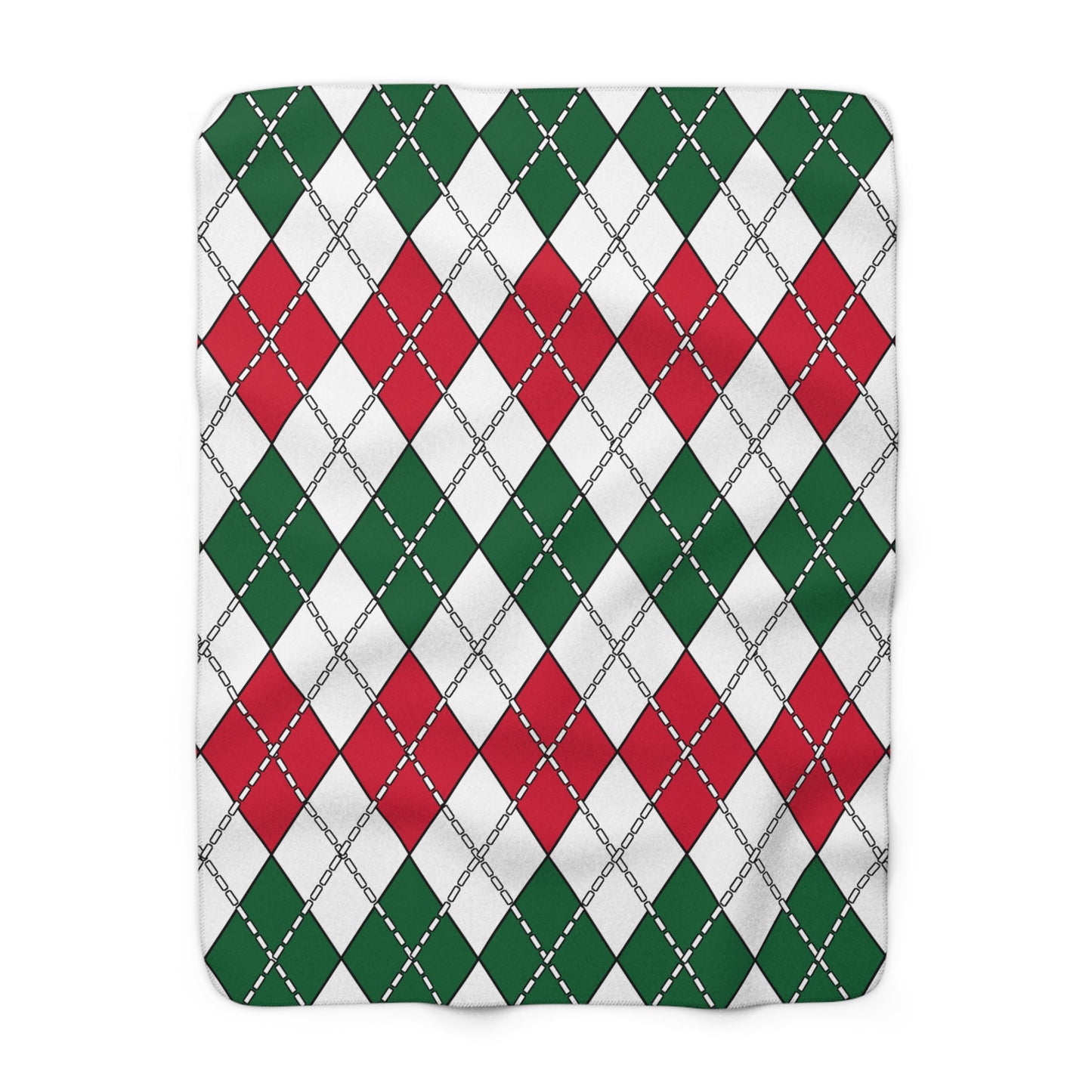 Algeria Retro Argyle Blanket Throw