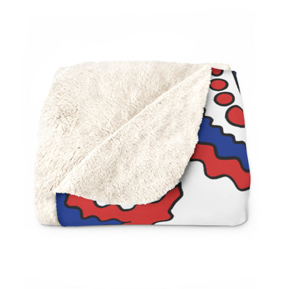 Faroe Islands Retro Paisley Blanket Throw