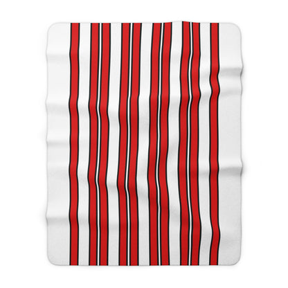 Singapore Retro Stripes Blanket Throw