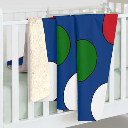 Belize Retro Polka Dots Blanket Throw