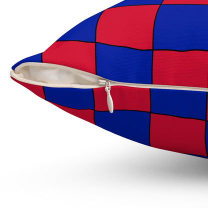 Haiti Retro Check Cushion Pillow