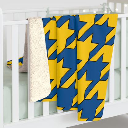 Sweden Retro Houndstooth Blanket Throw