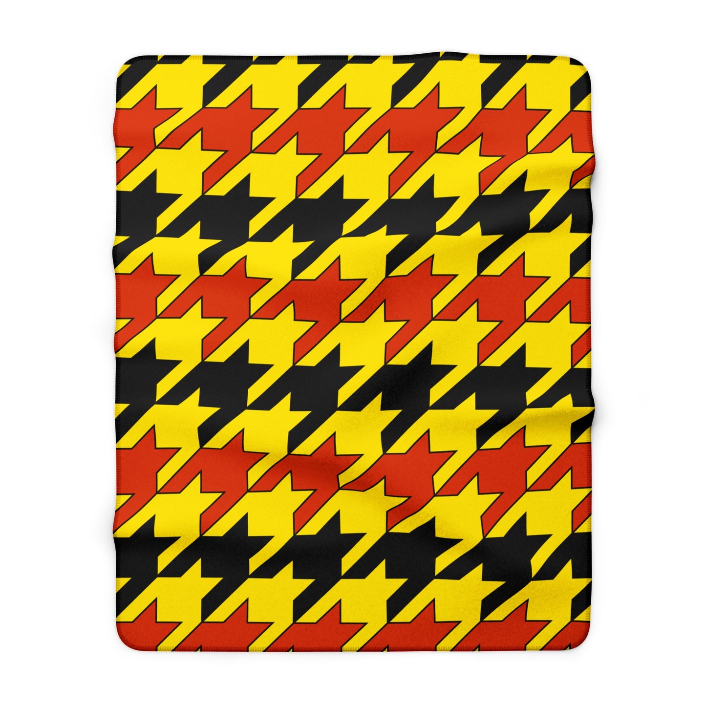 Uganda Retro Houndstooth Blanket Throw