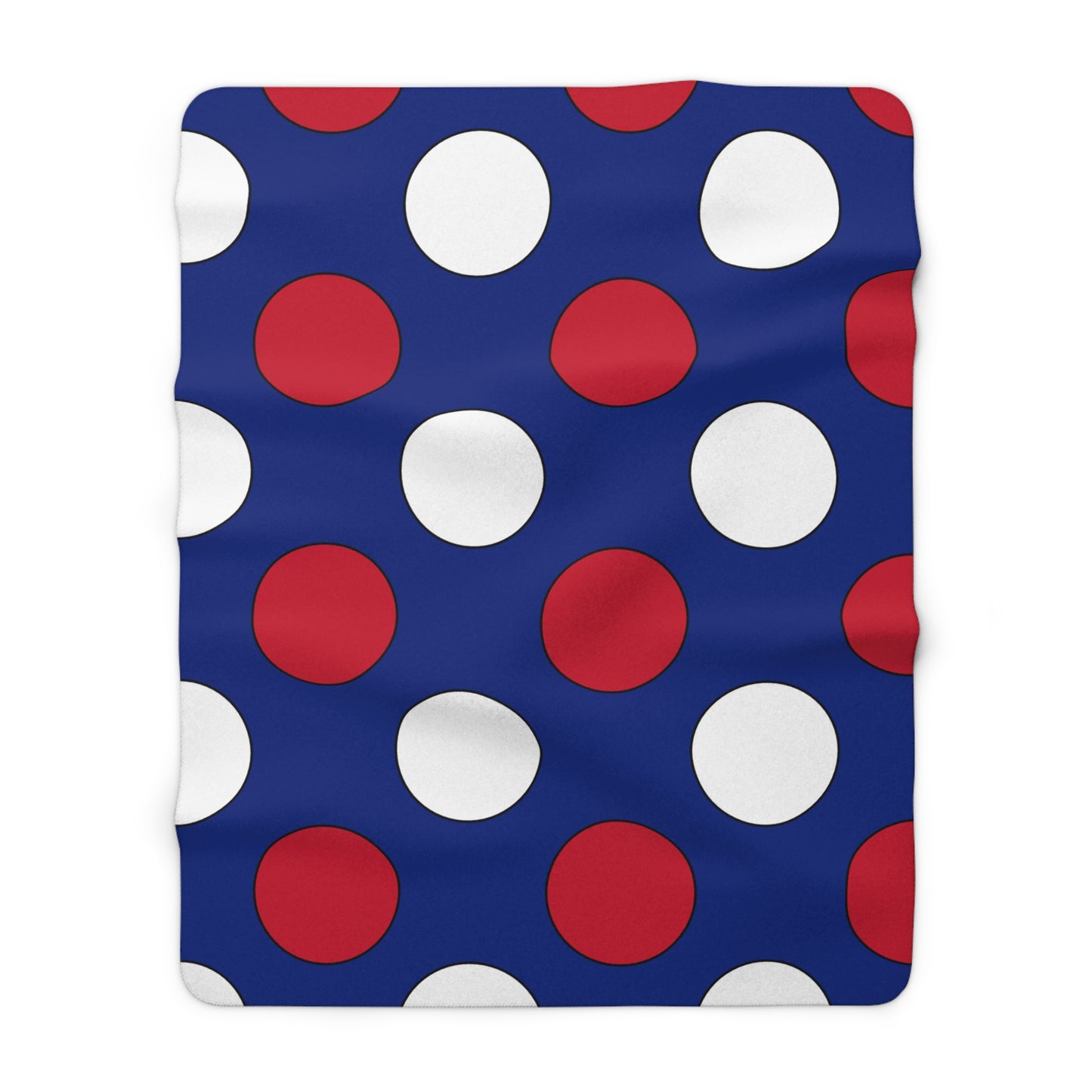 New Zealand Retro Polka Dots Blanket Throw