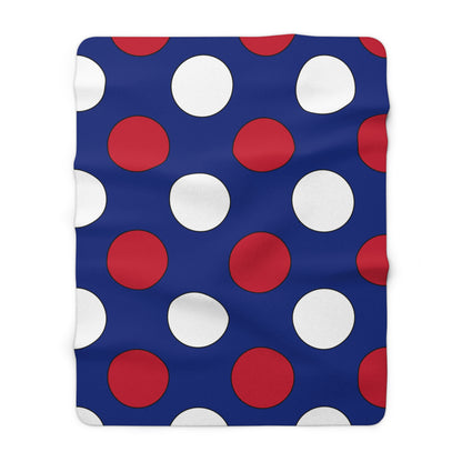 New Zealand Retro Polka Dots Blanket Throw