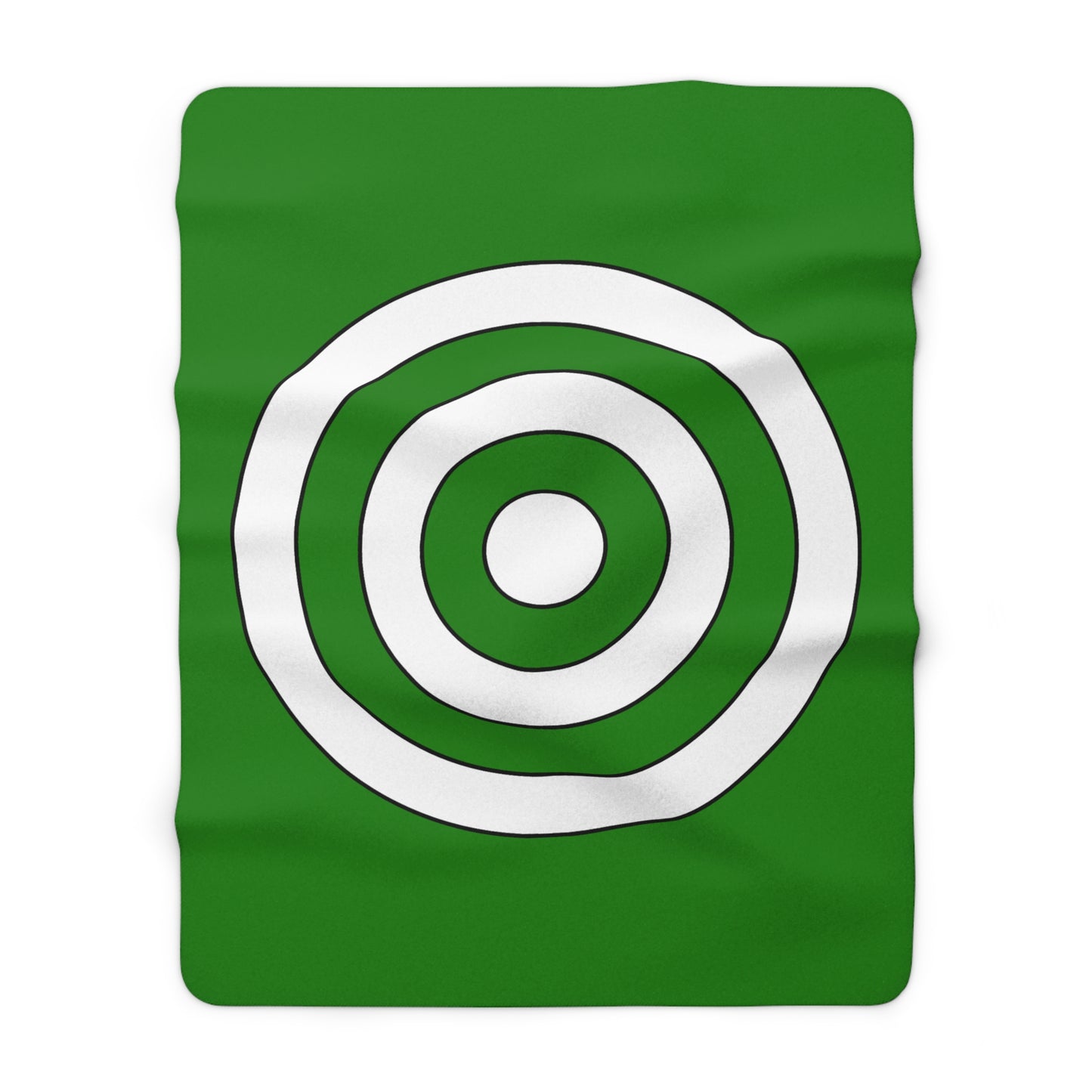 Norfolk Island Retro Target Blanket Throw