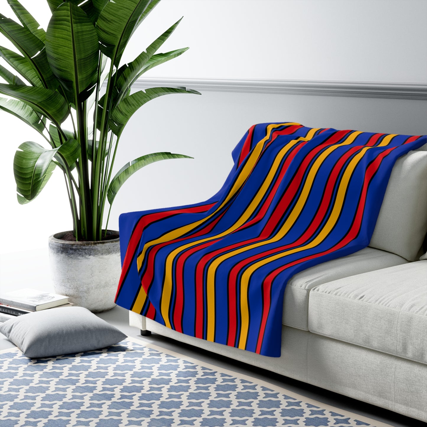 Armenia Retro Stripes Blanket Throw