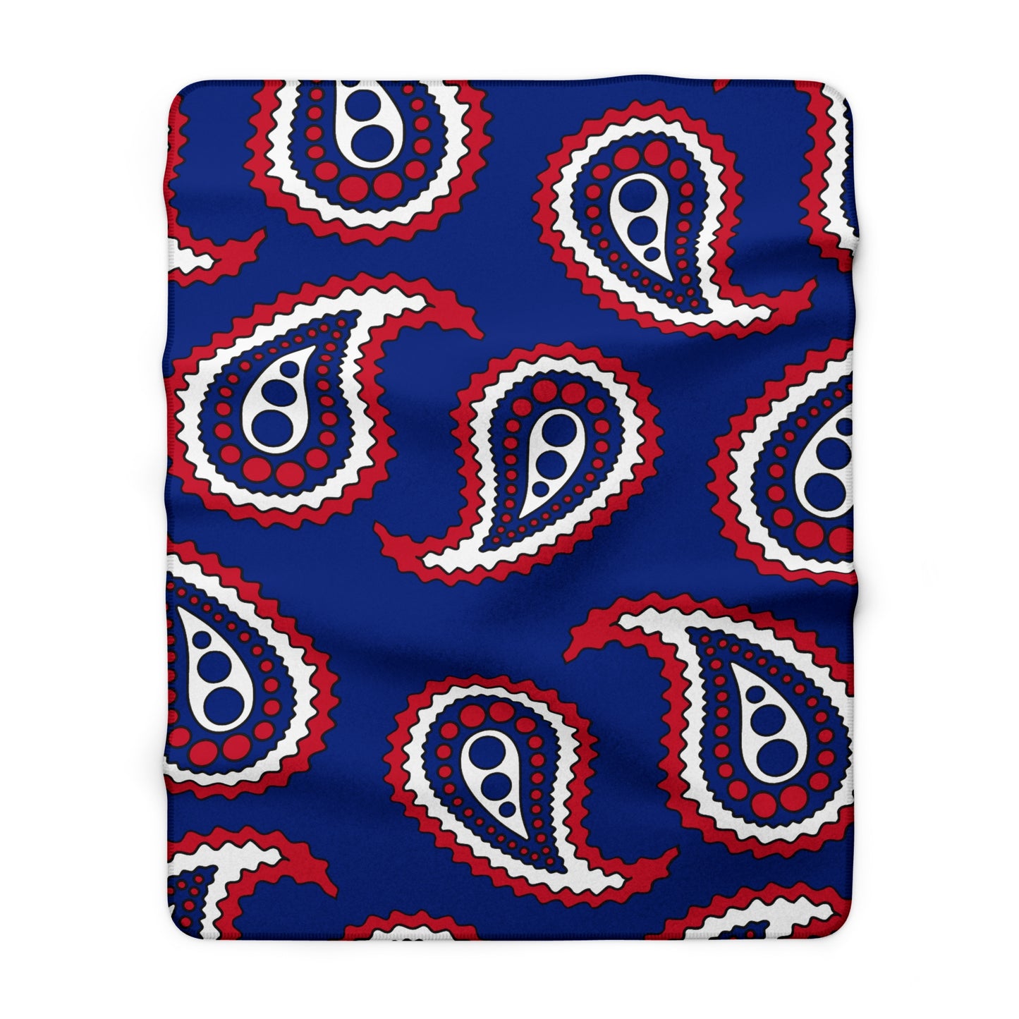 New Zealand Retro Paisley Blanket Throw